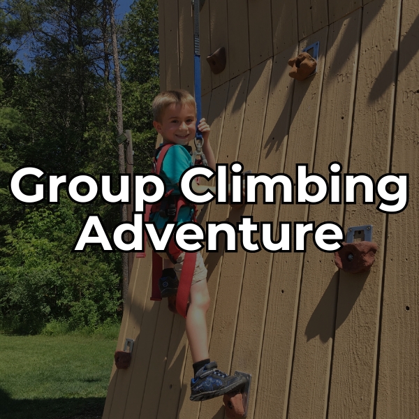 Sign up for a group climbing adventure.