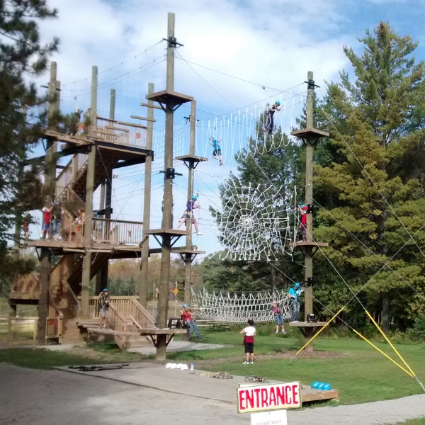 Adventure Park ropes course in 2014