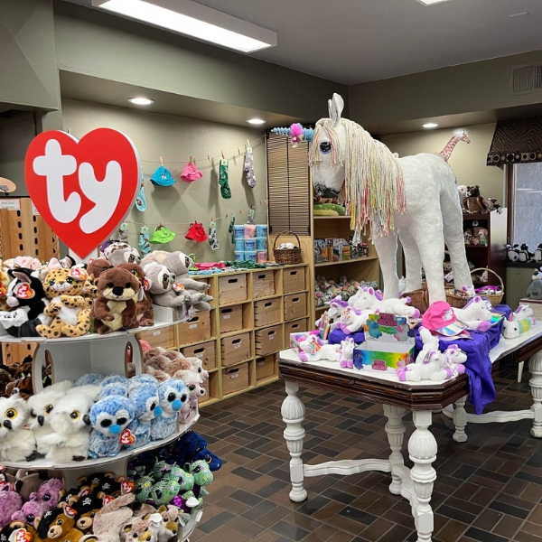 Gift shop filled with merchandies