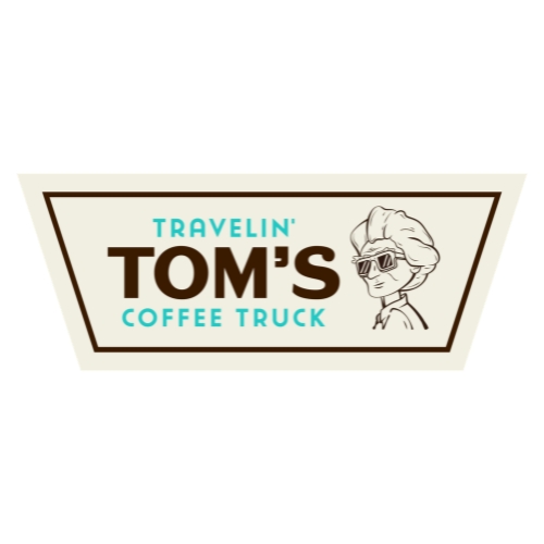 Company Logo for Travelin' Toms Coffee Truck